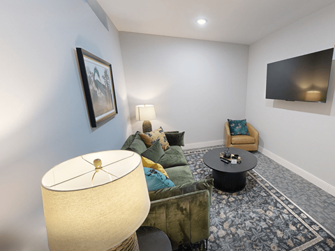 Floor plan for 2 beds, 1 bath, 1033 sqft